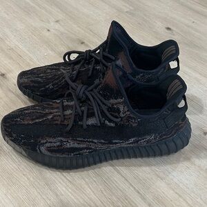 Black and Brown Yeezy Athletic Sneakers